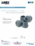 Product Sheet-Replacement Tips for Aluminum Walkers